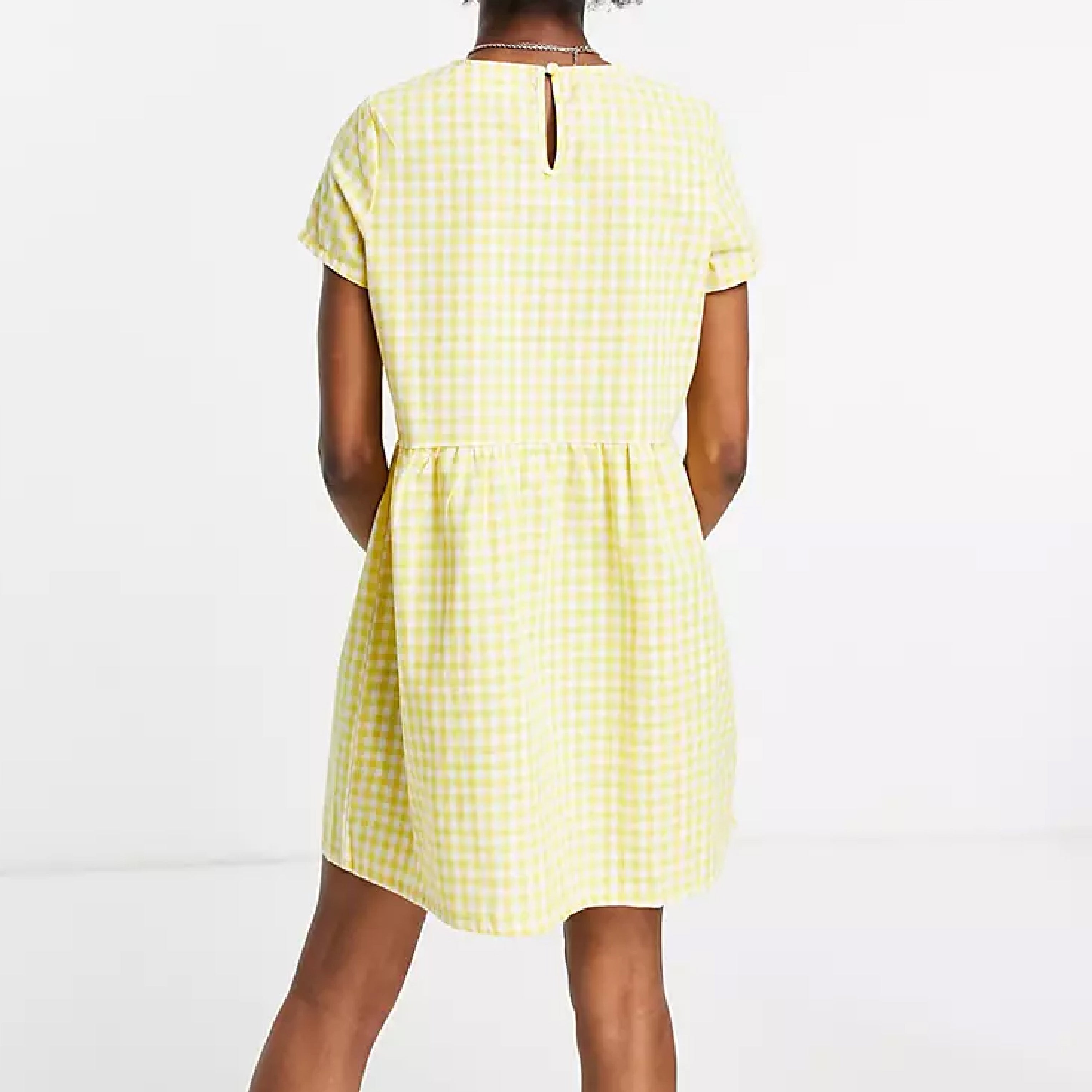 Daisy Street mini smock dress in gingham