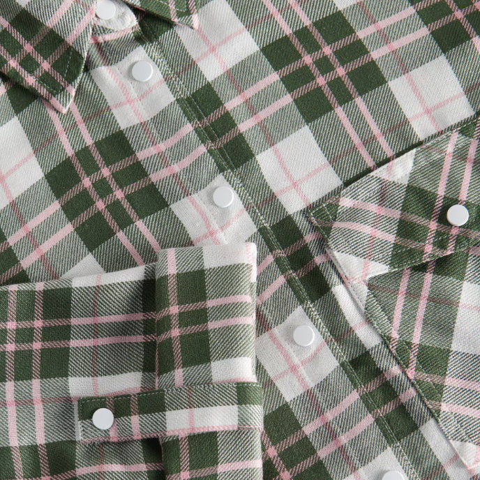 RESERVED Check viscose shirt